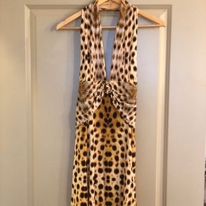 Roberto Cavalli Leopard Dress